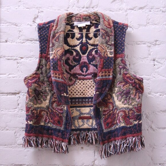 J. Katherine Designs Tapestry Vest - Picture 1 of 3